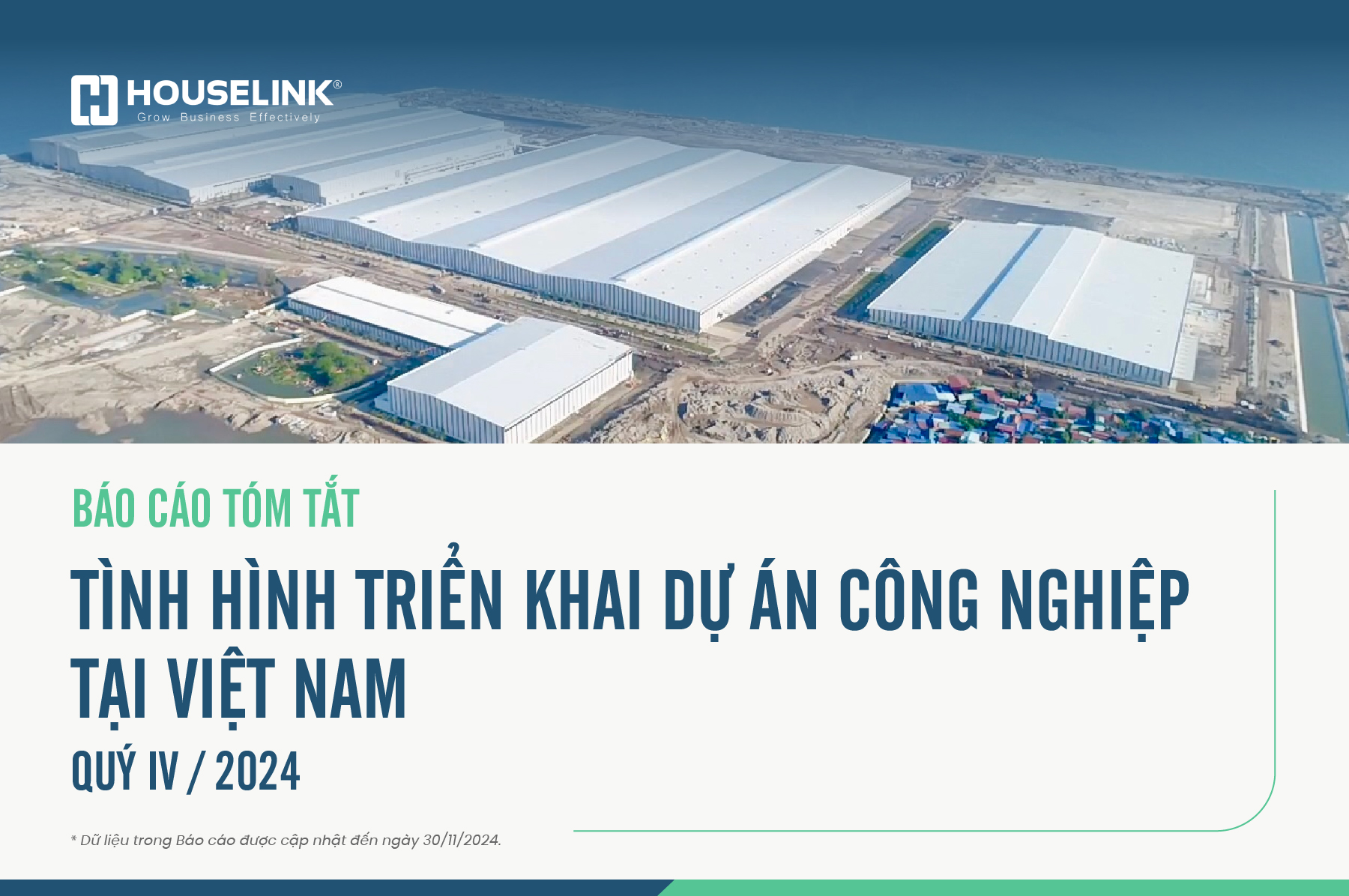 Báo Cáo Tóm Tắt -Tình Hình Triển Khai Dự Án Công Nghiệp Tại Việt Nam Q4/2024